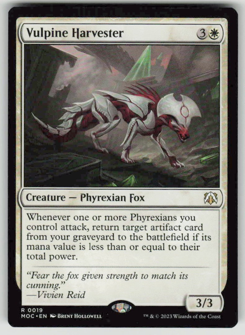2023 March of the Machine Commander 19 Vulpine Harvester