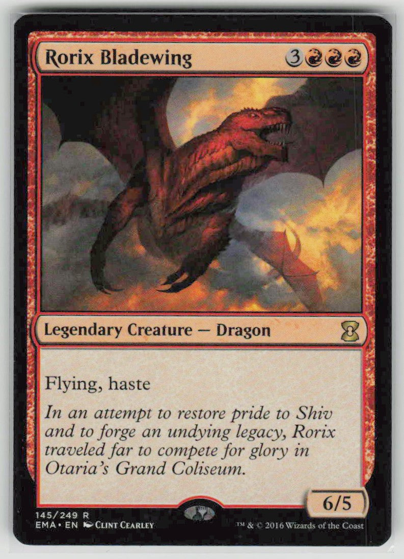 2016 Eternal Masters 145 Rorix Bladewing
