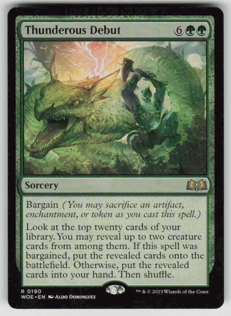 2023 Wilds of Eldraine 190 Thunderous Debut