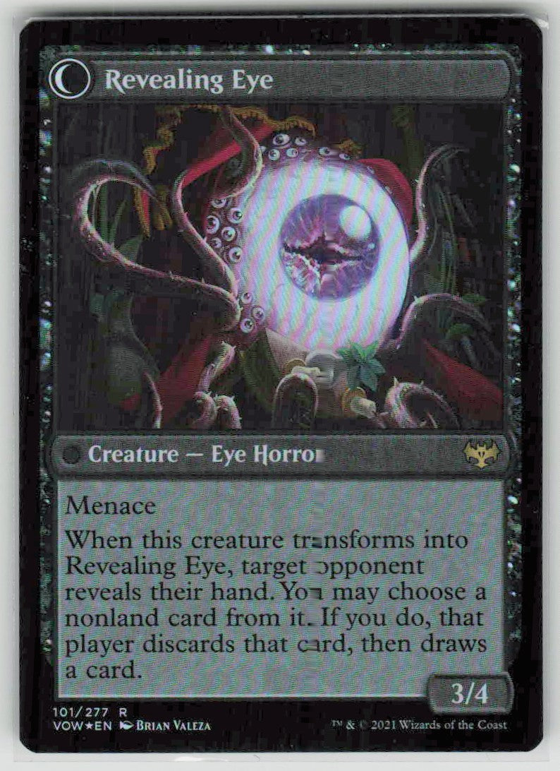2021 Innistrad: Crimson Vow 101 Concealing Curtains // Revealing Eye