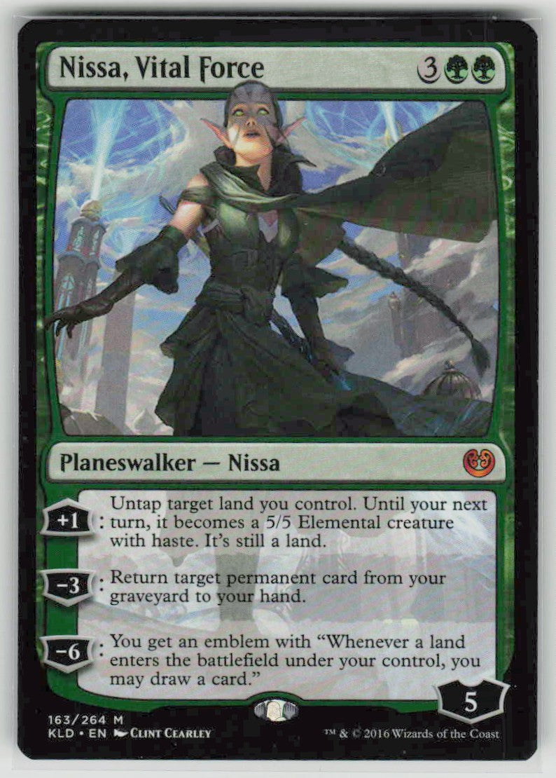 2016 Kaladesh 163 Nissa, Vital Force