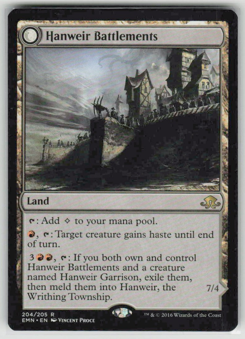 2016 Eldritch Moon 204 Hanweir Battlements