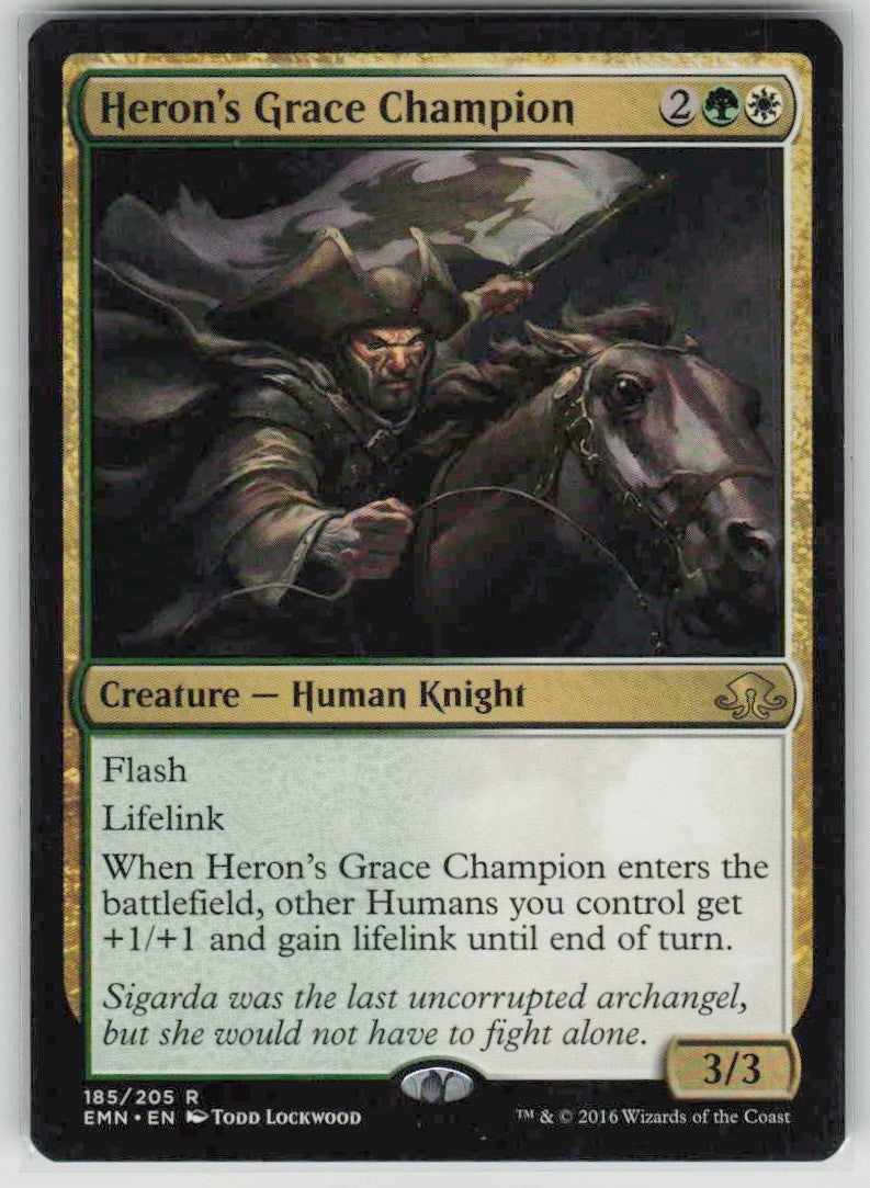 2016 Eldritch Moon 185 Heron's Grace Champion