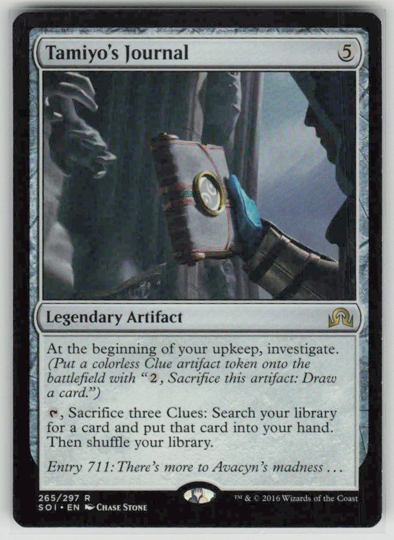 2016 Shadows over Innistrad 265 Tamiyo's Journal