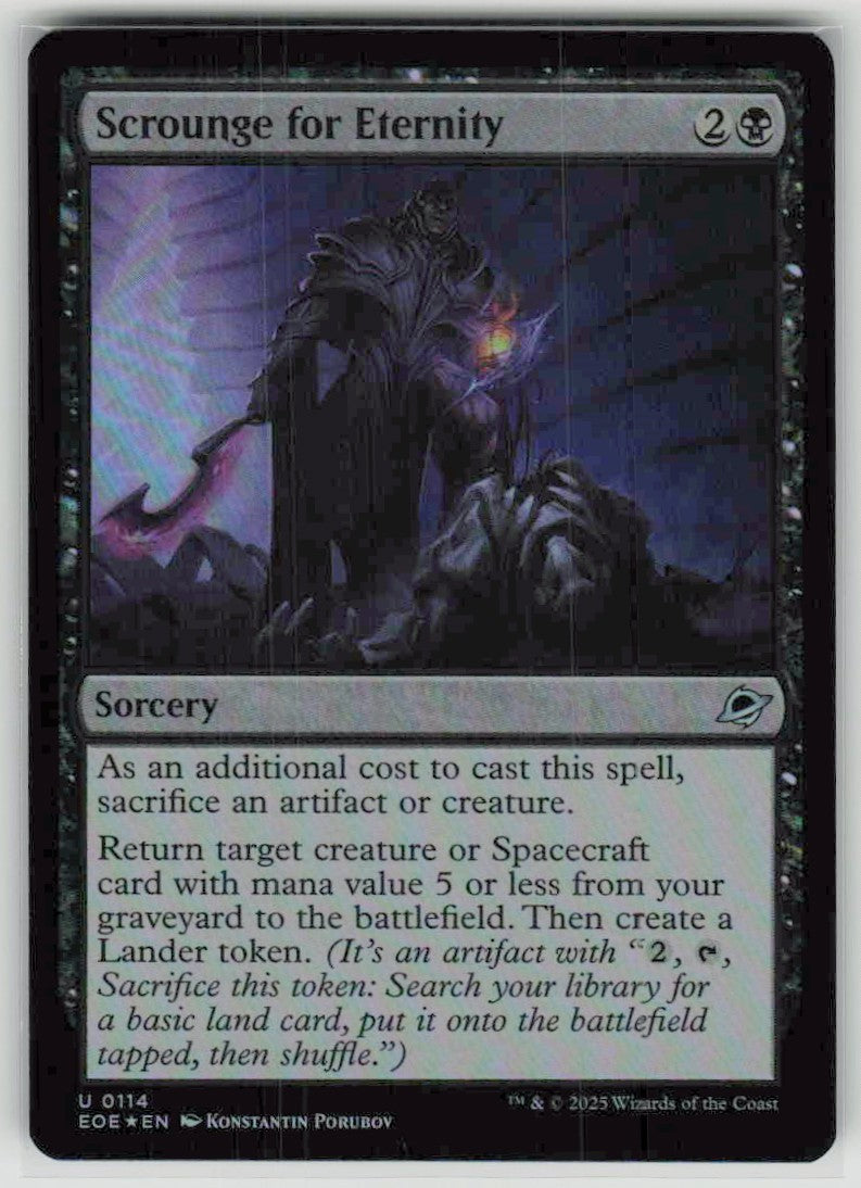 2025 Edge of Eternities 114 Scrounge for Eternity