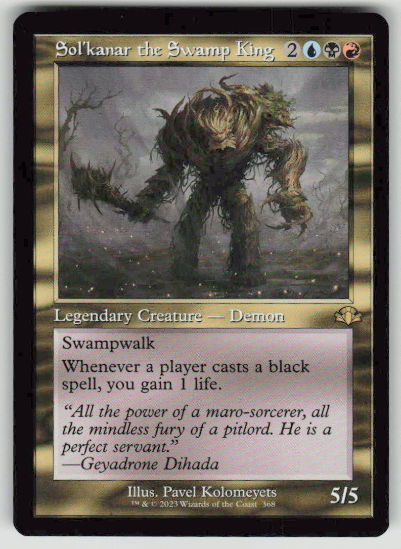 2023 Dominaria Remastered 368 Sol'kanar the Swamp King