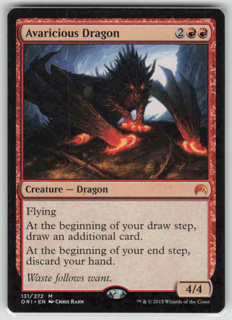 2015 Magic Origins 131 Avaricious Dragon