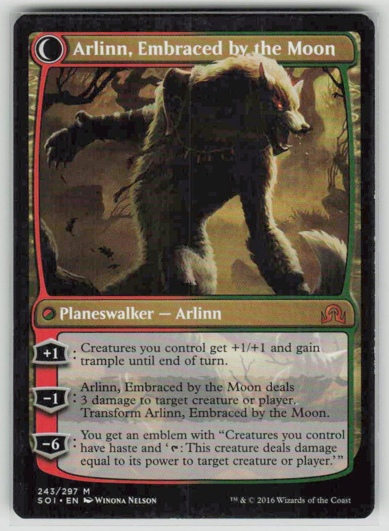 2016 Shadows over Innistrad 243 Arlinn Kord // Arlinn, Embraced by the Moon