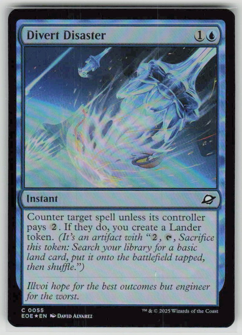 2025 Edge of Eternities 55 Divert Disaster