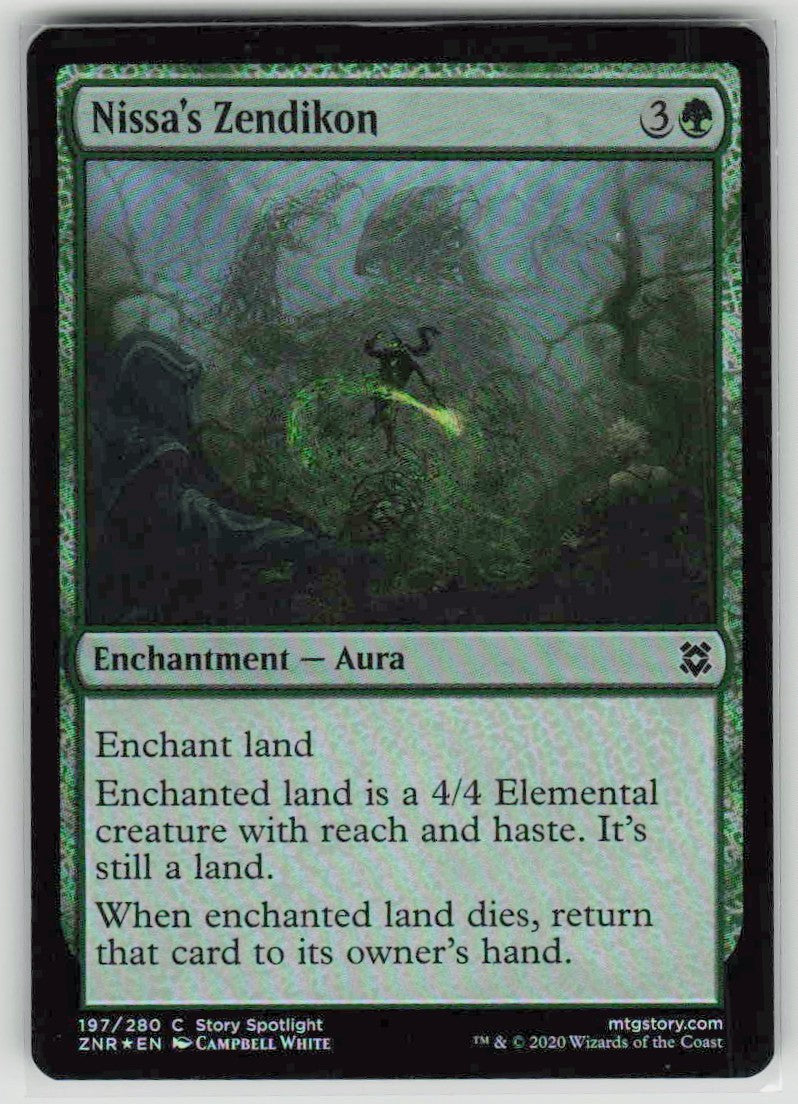 2020 Zendikar Rising 197 Nissa's Zendikon