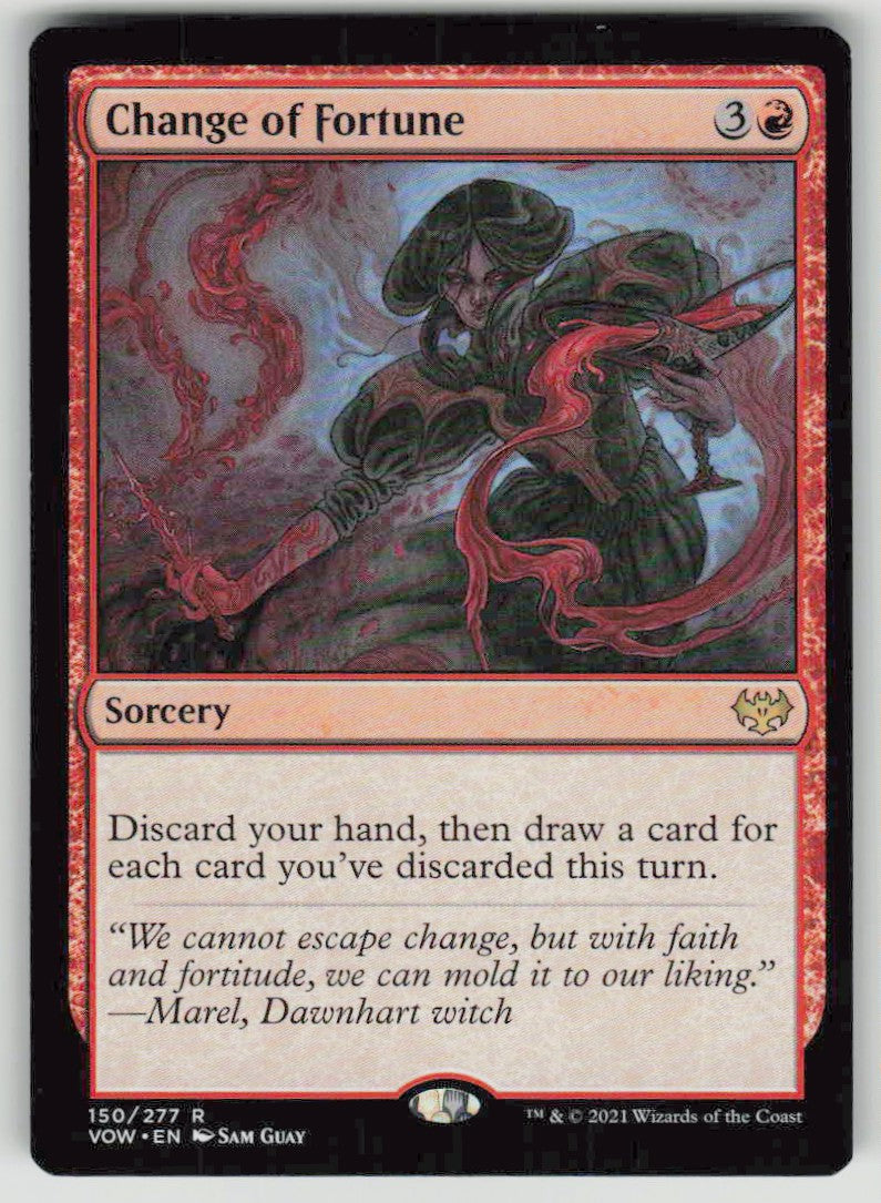 2021 Innistrad: Crimson Vow 150 Change of Fortune