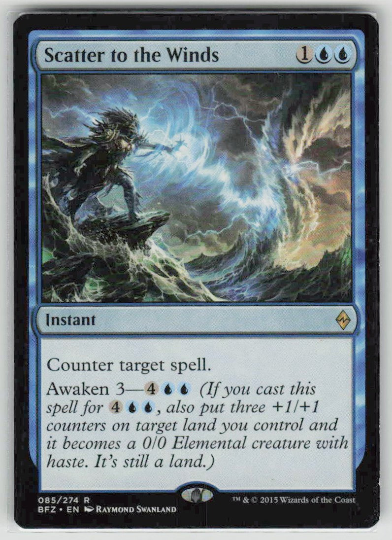 2015 Battle for Zendikar 85 Scatter to the Winds