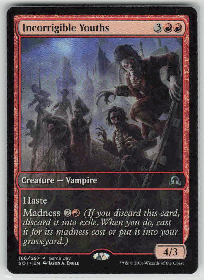 2016 Shadows over Innistrad 166 Incorrigible Youths