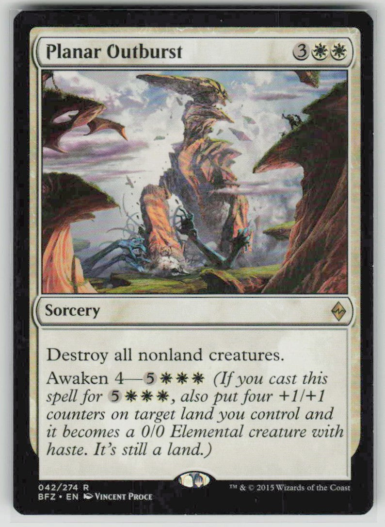 2015 Battle for Zendikar 42 Planar Outburst