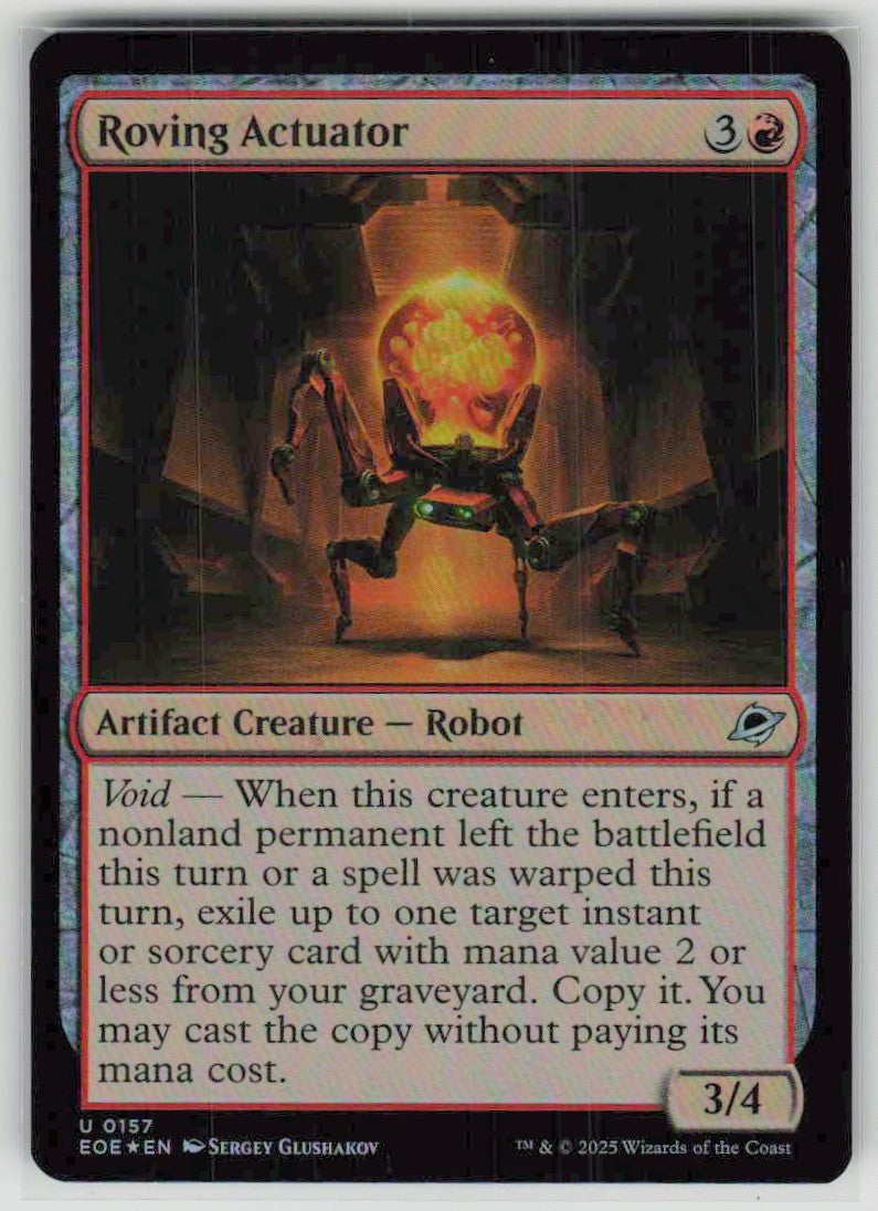 2025 Edge of Eternities 157 Roving Actuator