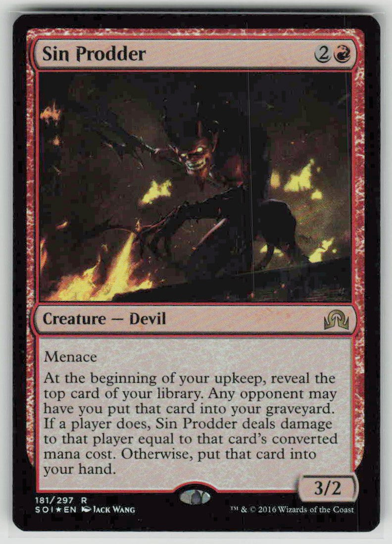 2016 Shadows over Innistrad 181 Sin Prodder