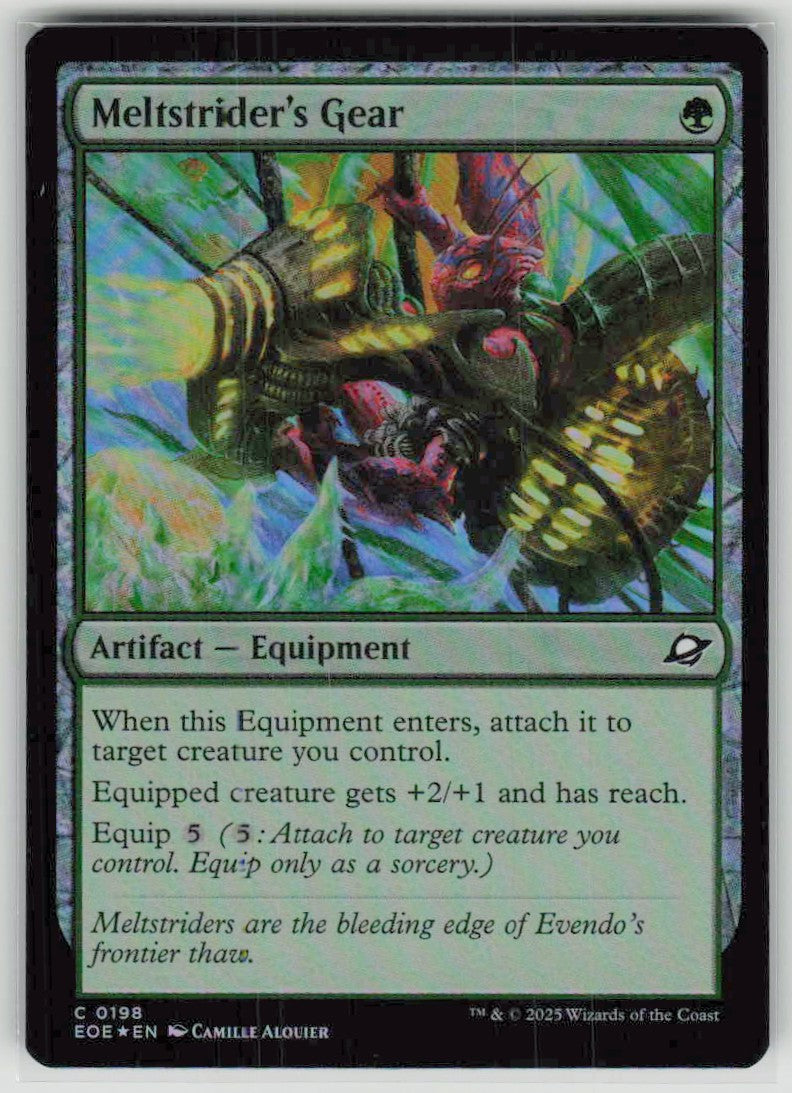 2025 Edge of Eternities 198 Meltstrider's Gear