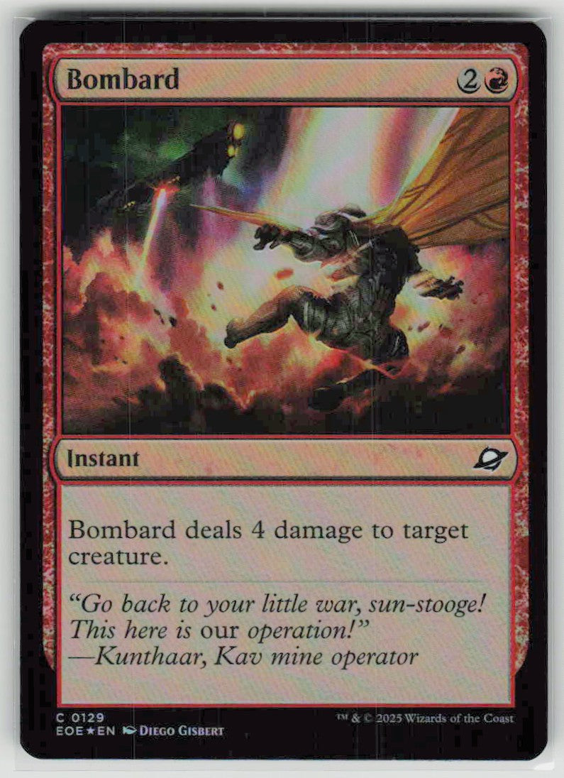 2025 Edge of Eternities 129 Bombard