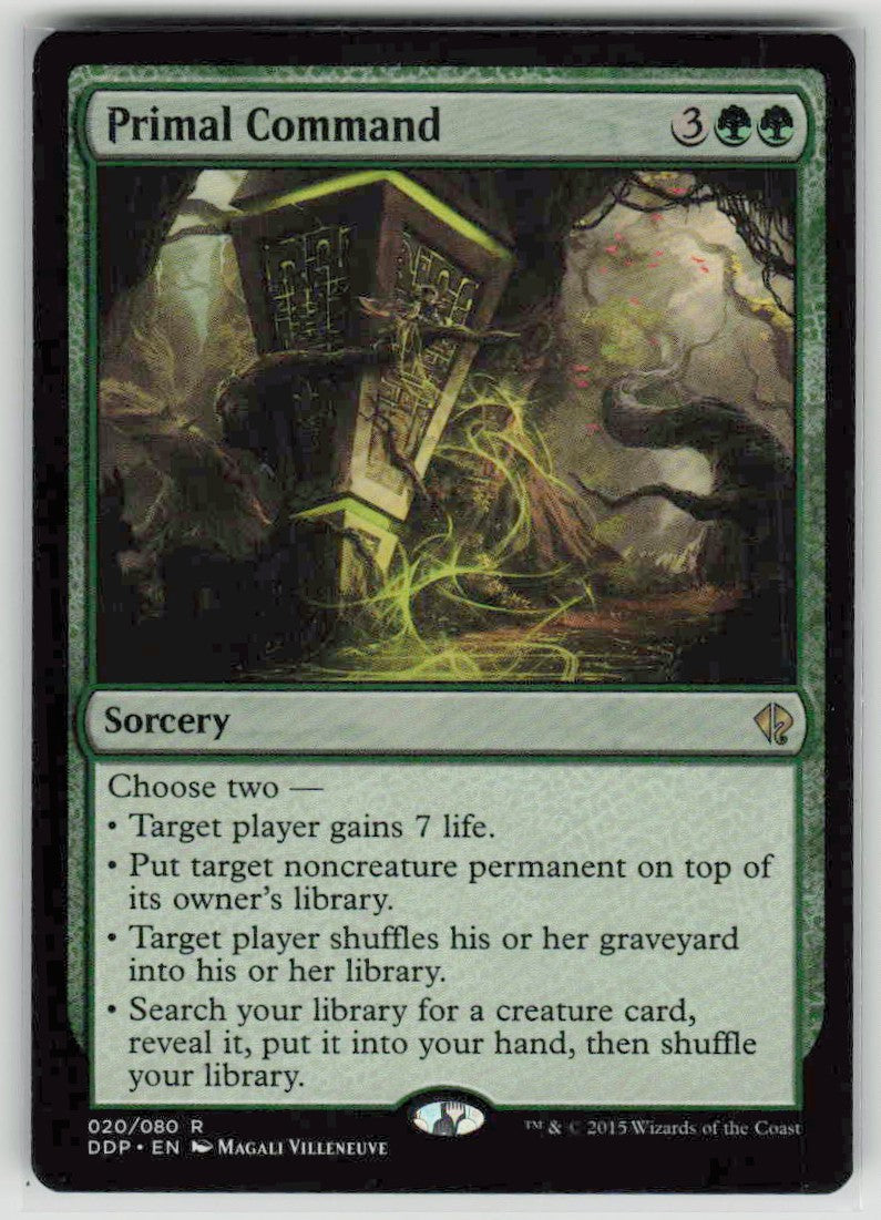 2015 Duel Decks: Zendikar vs. Eldrazi 20 Primal Command