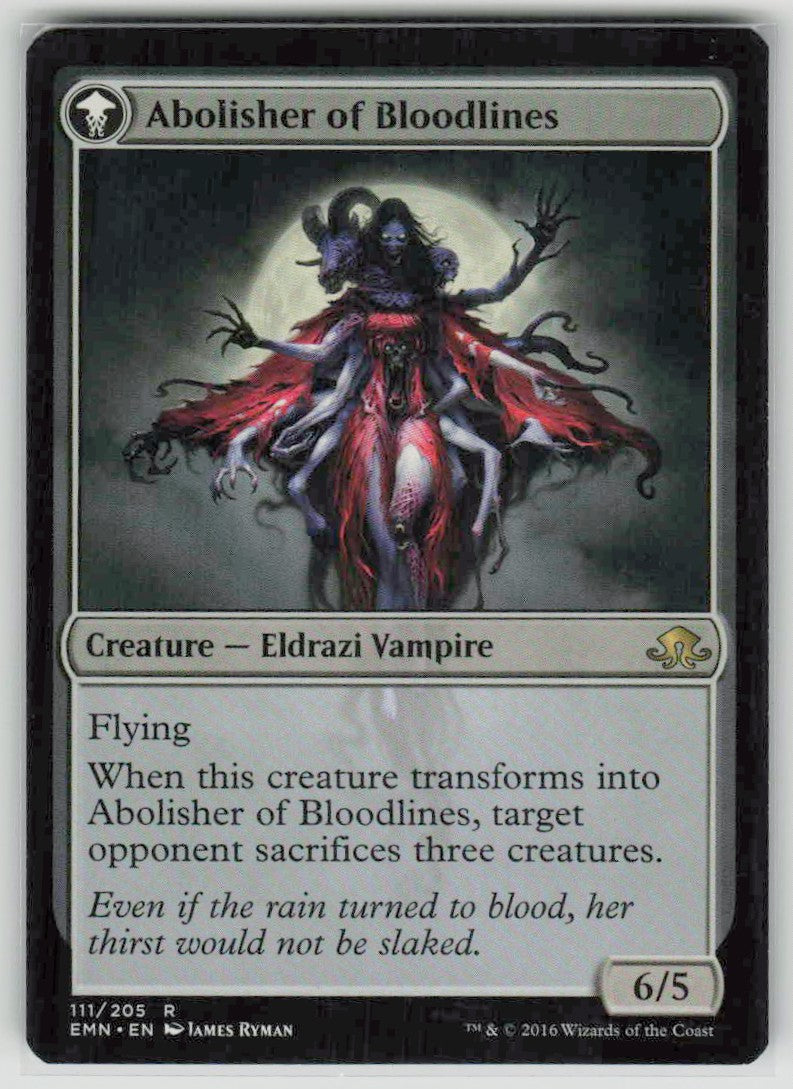 2016 Eldritch Moon 111 Voldaren Pariah // Abolisher of Bloodlines