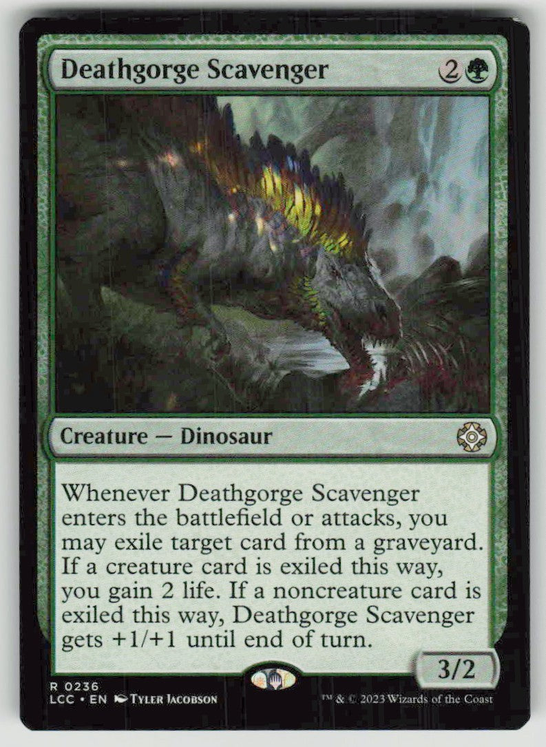 2023 The Lost Caverns of Ixalan Commander 236 Deathgorge Scavenger