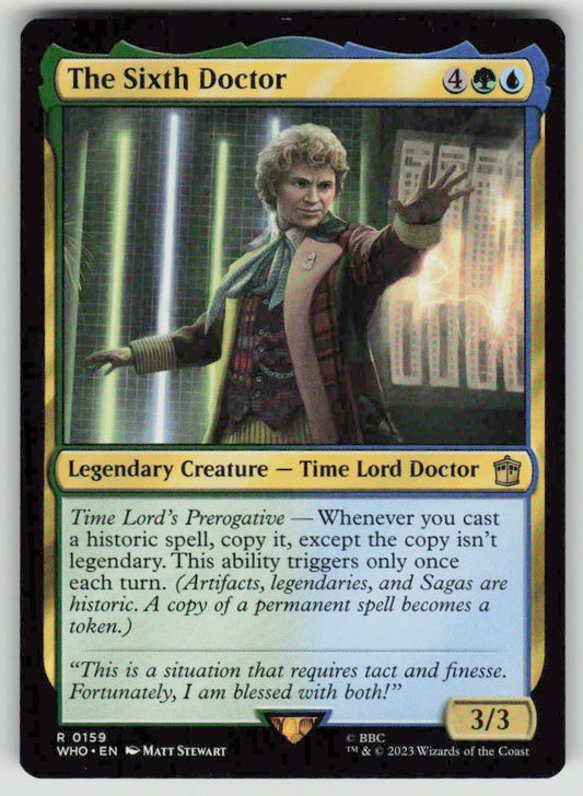 2023 Doctor Who 159 The Sixth Doctor