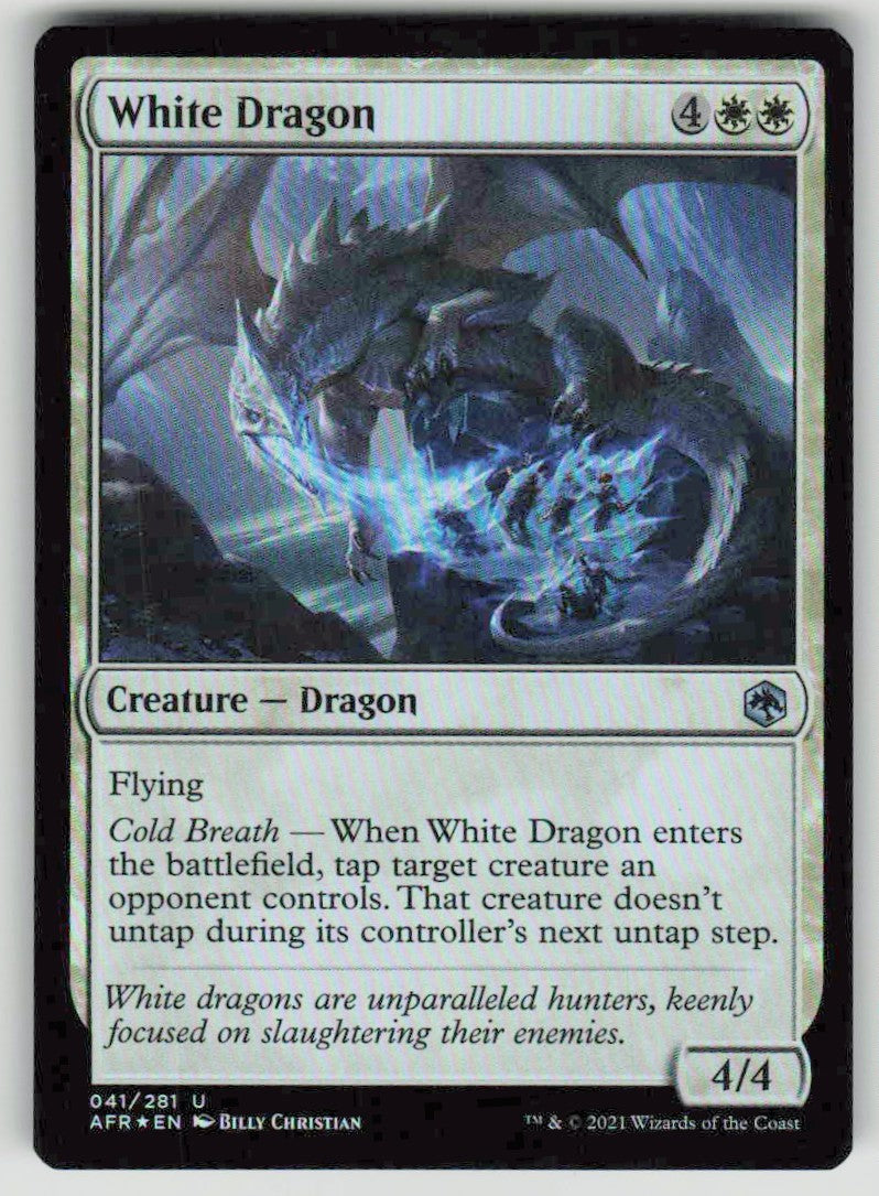 2021 Adventures in the Forgotten Realms 41 White Dragon