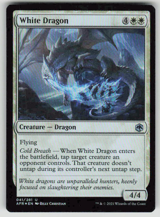 2021 Adventures in the Forgotten Realms 41 White Dragon