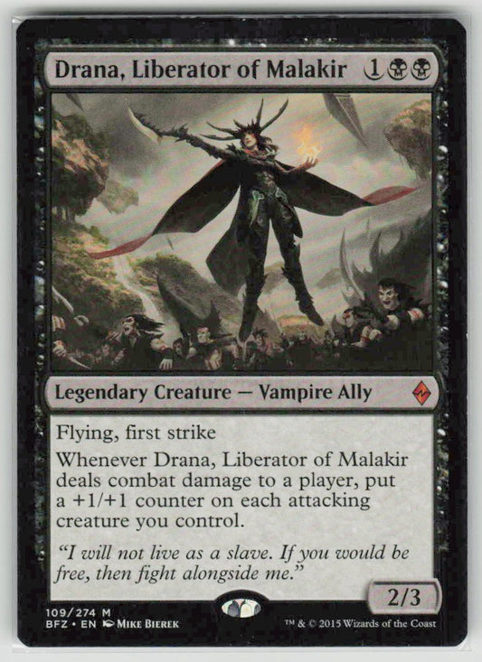 2015 Battle for Zendikar 109 Drana, Liberator of Malakir