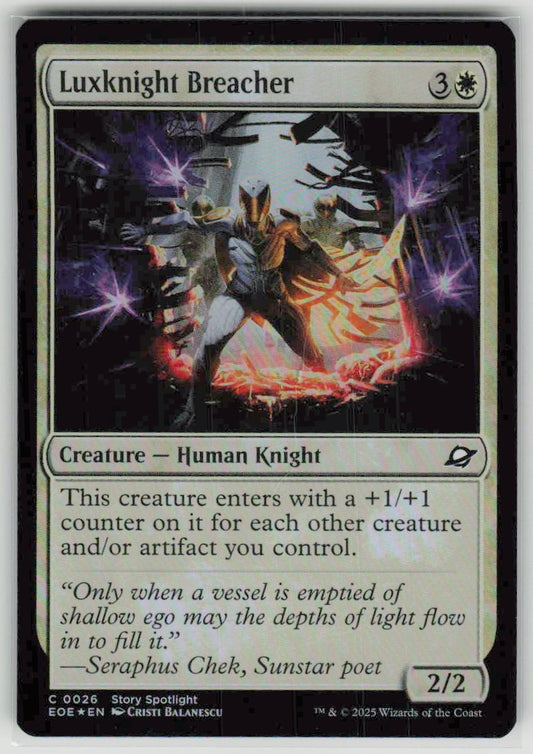 2025 Edge of Eternities 26 Luxknight Breacher