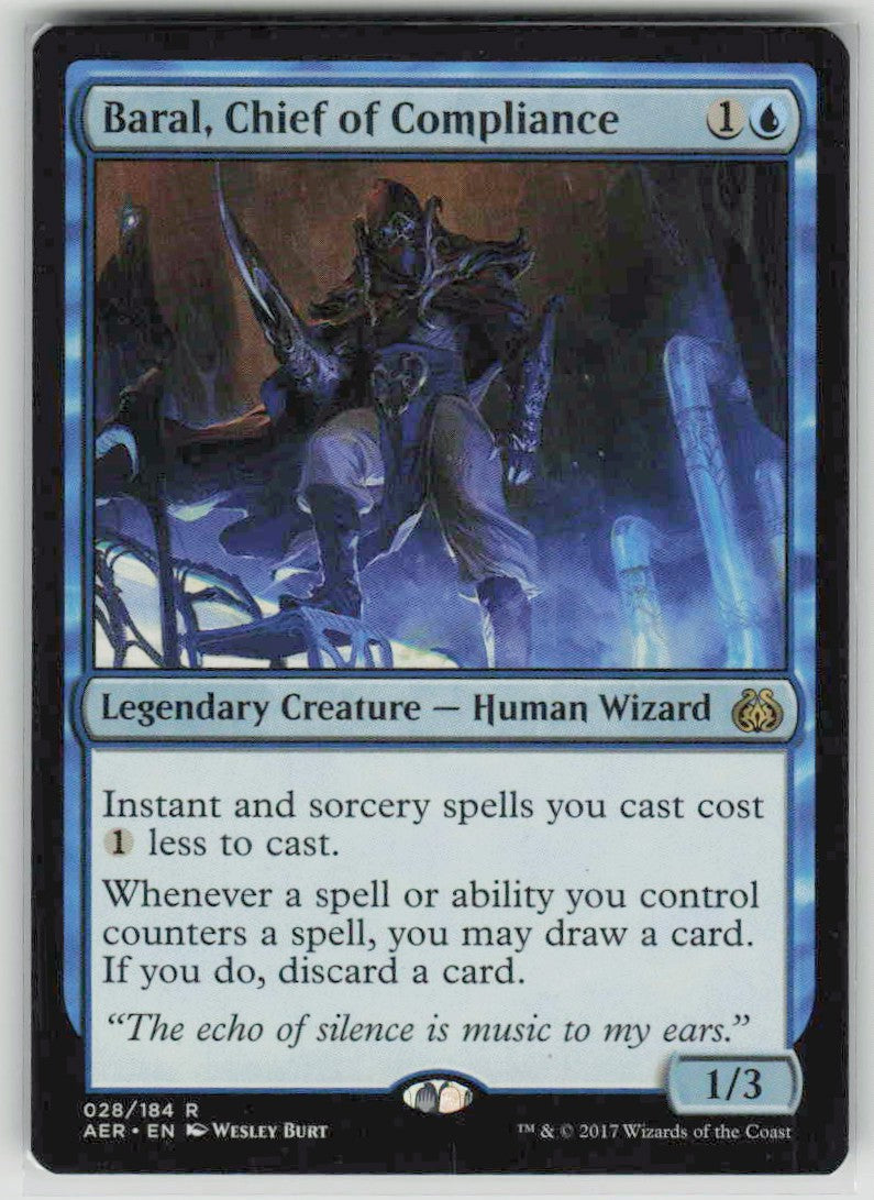 2017 Aether Revolt 28 Baral, Chief of Compliance