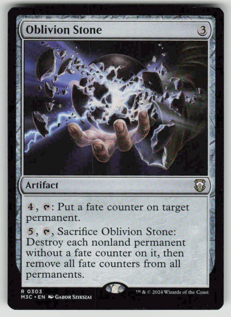 2024 Modern Horizons 3 Commander 303 Oblivion Stone
