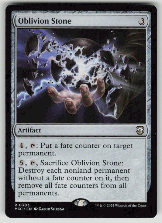 2024 Modern Horizons 3 Commander 303 Oblivion Stone