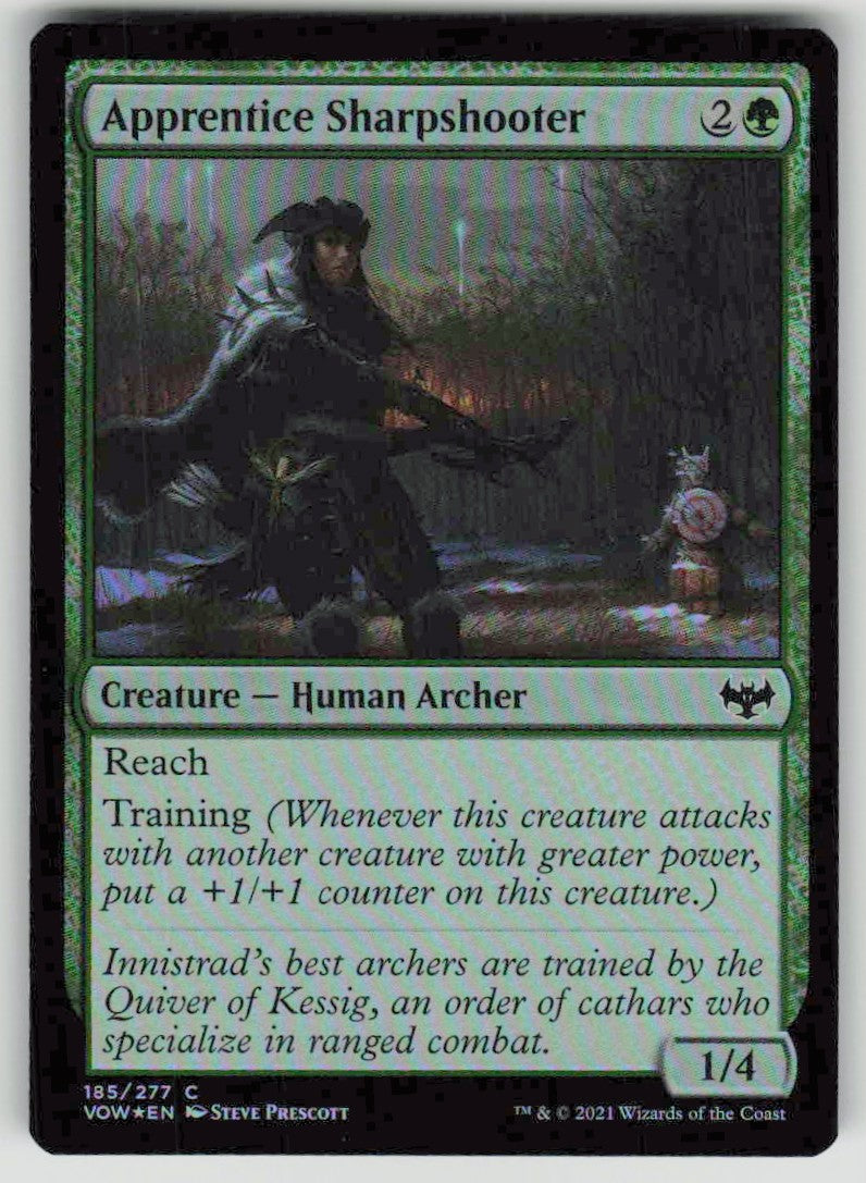 2021 Innistrad: Crimson Vow 185 Apprentice Sharpshooter