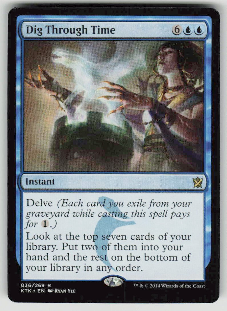 2014 Khans of Tarkir 36 Dig Through Time