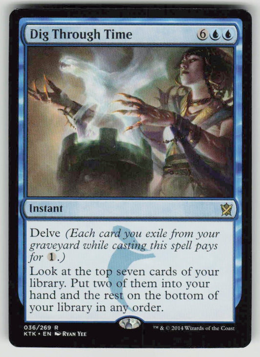 2014 Khans of Tarkir 36 Dig Through Time