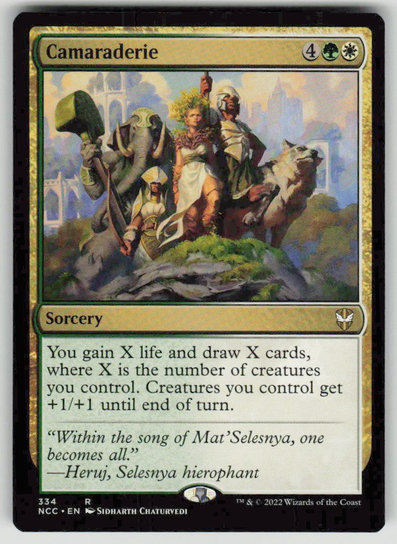 2022 New Capenna Commander 334 Camaraderie
