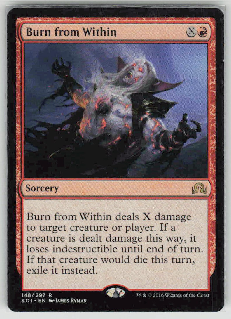2016 Shadows over Innistrad 148 Burn from Within