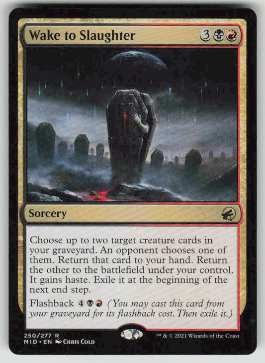 2021 Innistrad: Midnight Hunt 250 Wake to Slaughter