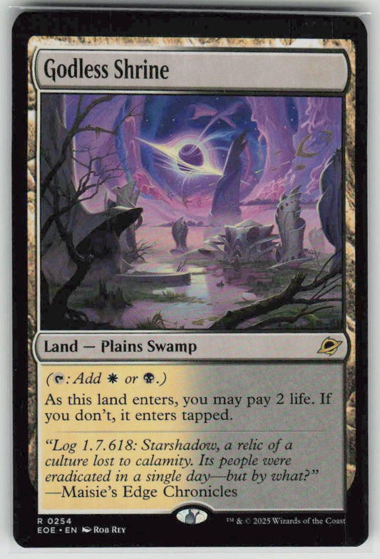 2025 Edge of Eternities 254 Godless Shrine