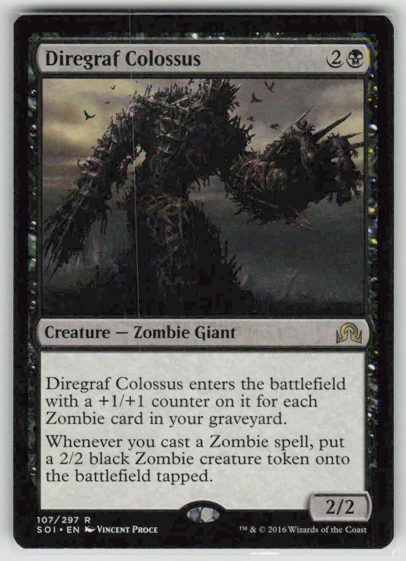 2016 Shadows over Innistrad 107 Diregraf Colossus