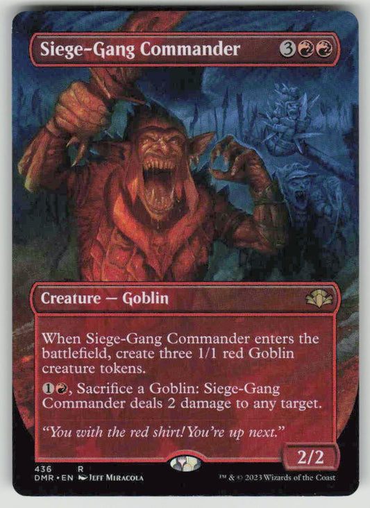 2023 Dominaria Remastered 436 Siege-Gang Commander