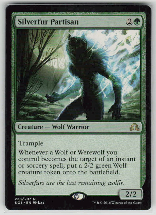 2016 Shadows over Innistrad 228 Silverfur Partisan