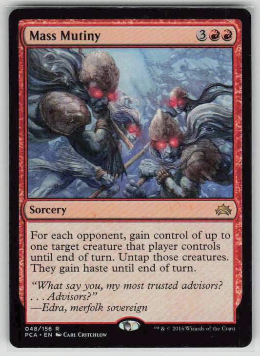 2016 Planechase Anthology 48 Mass Mutiny