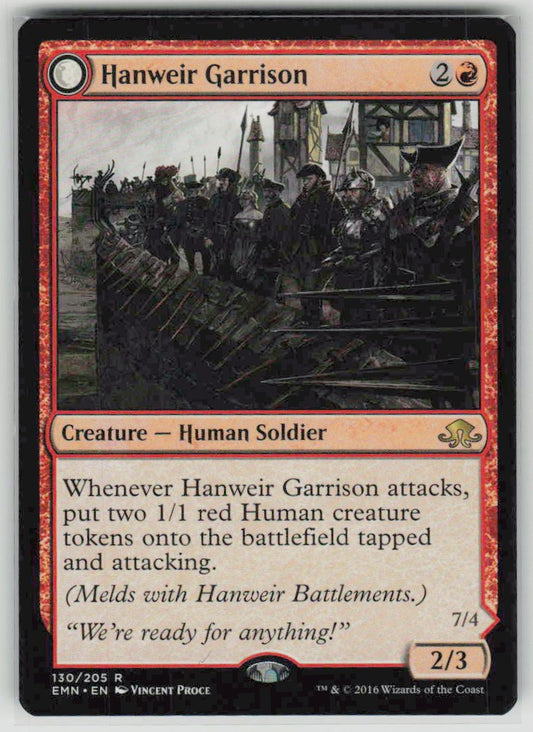 2016 Eldritch Moon 130a Hanweir Garrison