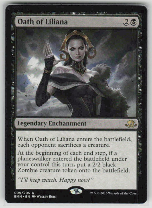 2016 Eldritch Moon 99 Oath of Liliana