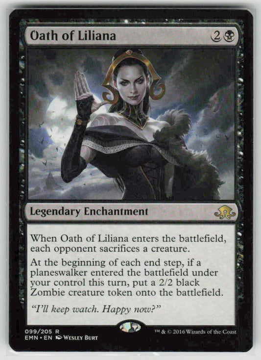 2016 Eldritch Moon 99 Oath of Liliana