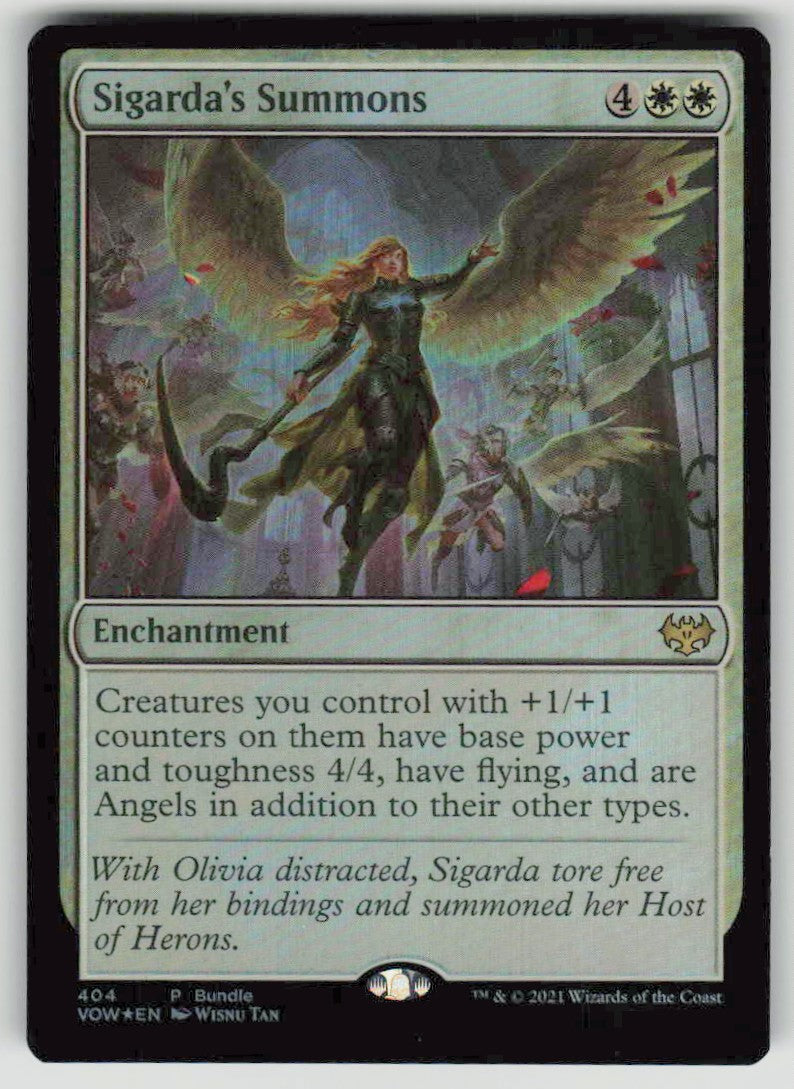 2021 Innistrad: Crimson Vow 404 Sigarda's Summons