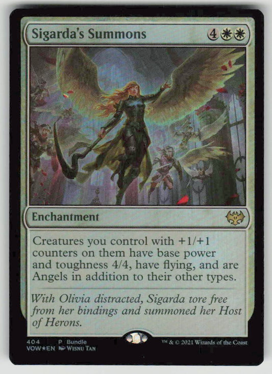 2021 Innistrad: Crimson Vow 404 Sigarda's Summons