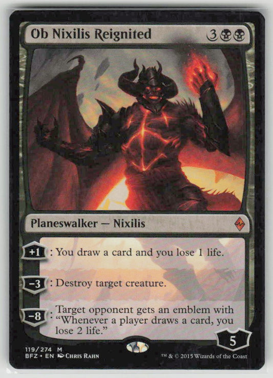 2015 Battle for Zendikar 119 Ob Nixilis Reignited